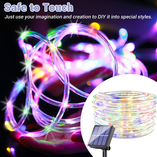 300 led solar rope tube - led,