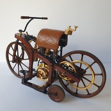 Franklin Mint 1885 Daimler single track motor vehicle 1:8 scale