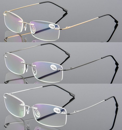 Rimless reading glasses - rimless,