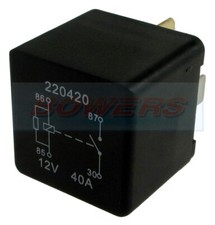 12V 40A 4 PIN RELAY CLASSIC MINI MULTI PURPOSE HORN FAN AS LUCAS SRB542 YWB10012