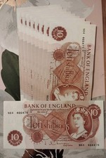 BANK of ENGLAND _ HOLLOM 10/-