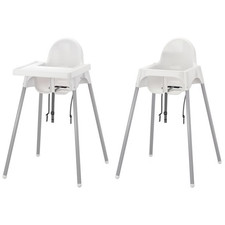 IKEA Antilop High Chair With Tray/Safety Belt Kids Highchair Easy to Disassamble