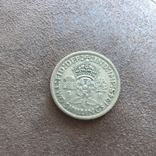 George silver florin - silver,