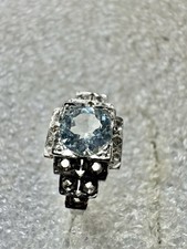 Antique 90 Platinum Aquamarine