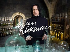 Alan Rickman Signed Autograph
