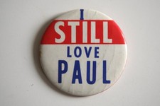 Rare ORIGINAL 1960s BEATLES Badge I STILL LOVE PAUL McCartney Lennon Pop Art