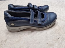 Ladies Blue Leather Clarks