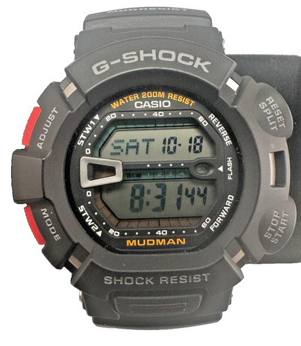 Casio shock mudman - mudman, g-9000-1v