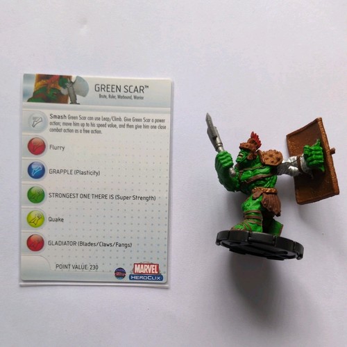 Marvel heroclix green scar - heroclix,
