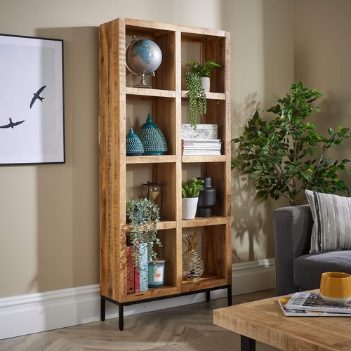 Open tall bookcase - open,