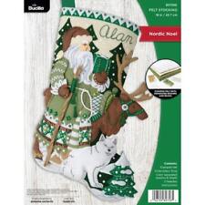Bucilla 18" Felt Christmas Stocking Kit - Nordic Noel 89758E
