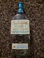 Tullamore Dew Whisky Empty Bottle Zero Wedding Craft Upcycling Art Decor Glass