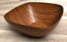 VNTAGE 1970s? CALEPPIO WARE Wood Effect Melamine Continental Fruit BOWL Dish