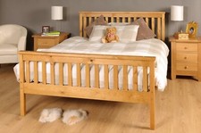 Atlantis Bed White, Pine, 5ft