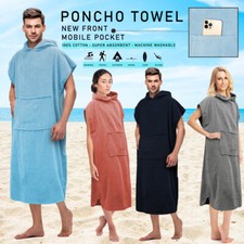 Hooded Poncho Towel Adult