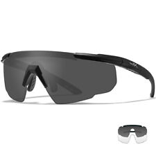 Wiley X Saber Advanced Glasses 3 Spare Shatterproof Uv Lenses Matte Black Fram