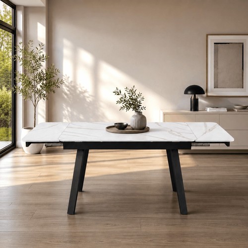 Glossy white ceramic - white, extending