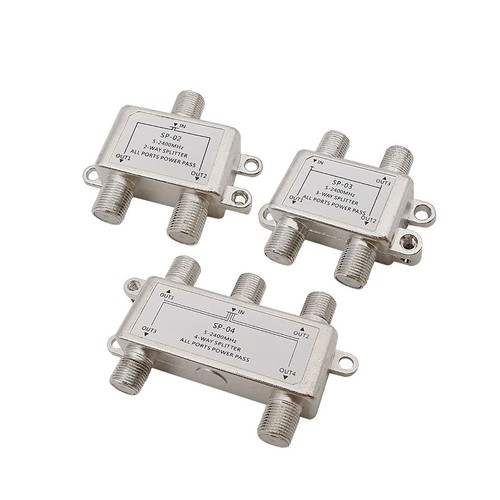 Way coaxial splitter male - coaxial,