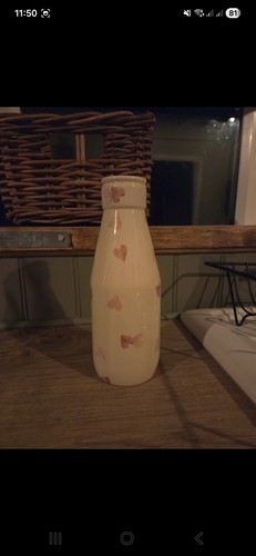 Emma bridgewater milk bottle - bridgewater,