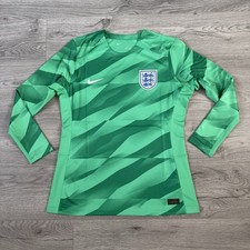 England Lionesses Green Goalkeeper Shirt Nike Player Issue Women’s Large