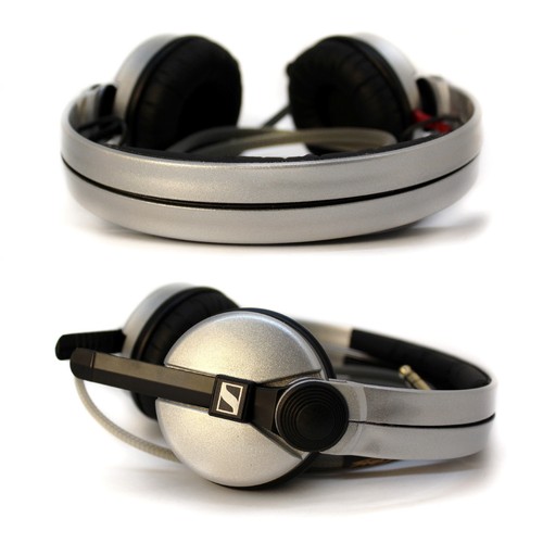 Custom cans silver sennheiser - silver,