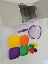 Vintage Tupperware Party Time Tuppertoys Complete Set with Box