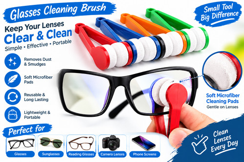 Microfiber glasses cleaning - microfiber,