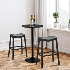 Round Bar Table Fixed Top
