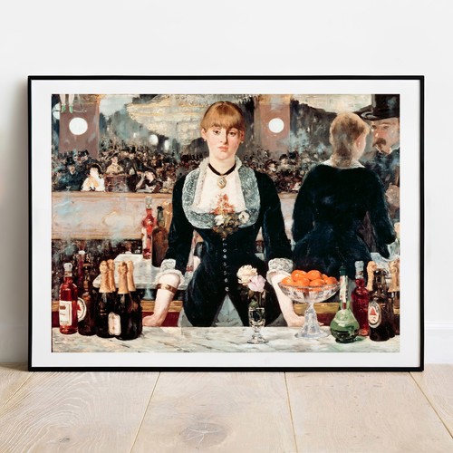 Art print manet bar the - art,