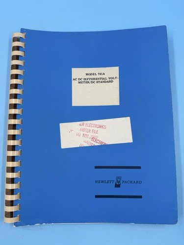 741a manual ac - 741a, ac-dc