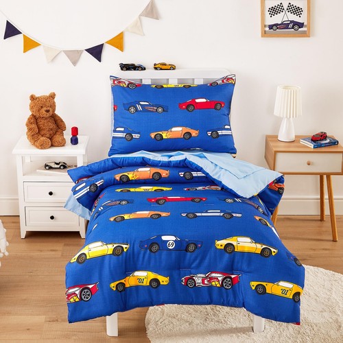 Race car toddler bedding set - -,