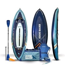 Eddie Bauer Super Inflatable Kayak Sit In 10ft 1819450 Blue  (£349rrp!!) 