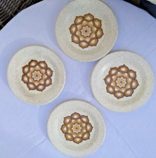 Vintage 70s Retro Royal Worcester Palissy Kalabar Side Plates x 4