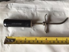 ANTIQUE FISHING TACKLE REEL OILER VINTAGE BAKELITE C 1912 ANGLING RARE UNUSUAL