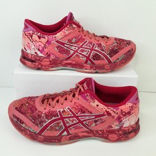 Asics Womens Trainers UK 6.5 EUR 40 Gel Noosa Tri 11 Coral & Pink Gym Running