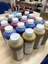 Mimaki SS21/SS2 1 ltre Bottles, 130 1300 1302 Nazdar Eco Solvent Inks O/Date K86