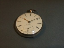 Victorian silver fusee pocket - silver,