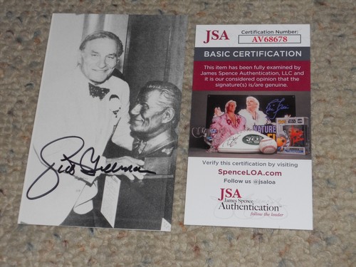 Sid gillman autograph - sid,