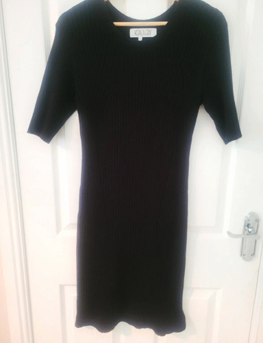 Koala bay black ribbed - black,