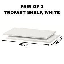 IKEA TROFAST White Shelves