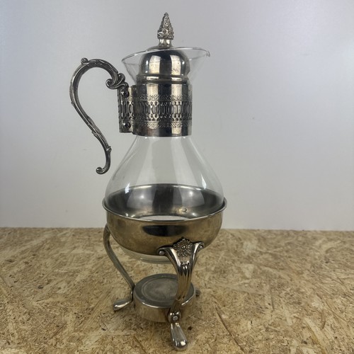 Vintage silver plated - vintage, glass