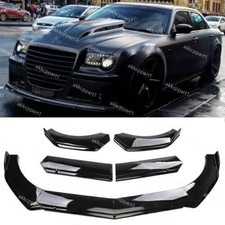 For Chrysler 300C 200 Front Bumper Lip Splitter Spoiler Chin Body Kit Glossy UK