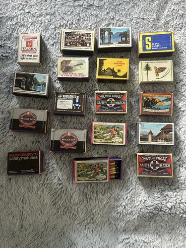 Vintage match boxes - match,
