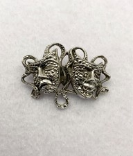 Vintage Theatre Mask Brooch