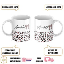Leopard Personalised Name Mug