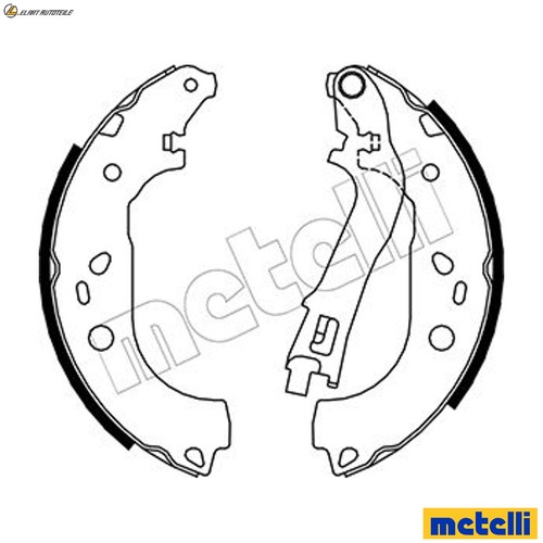 Brake shoe set 0088 for - set,