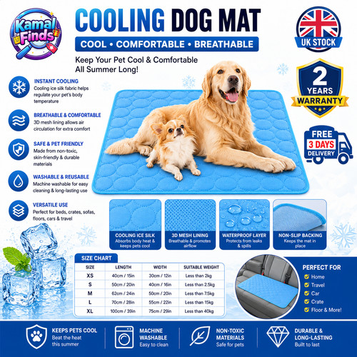 Large self cooling - mat, bed