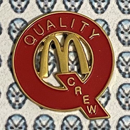Mcdonald metal lapel pin - lapel,