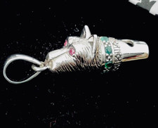 Sterling Silver Emerald Ruby