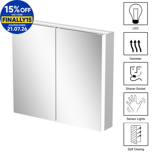 Luxury bathroom mirror cabinet - bathroom,